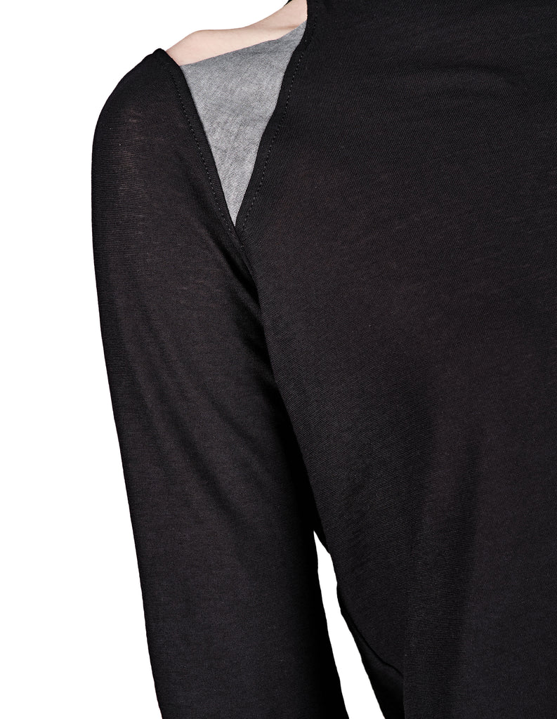 Shoulder Panels Longsleeve T-Shirt