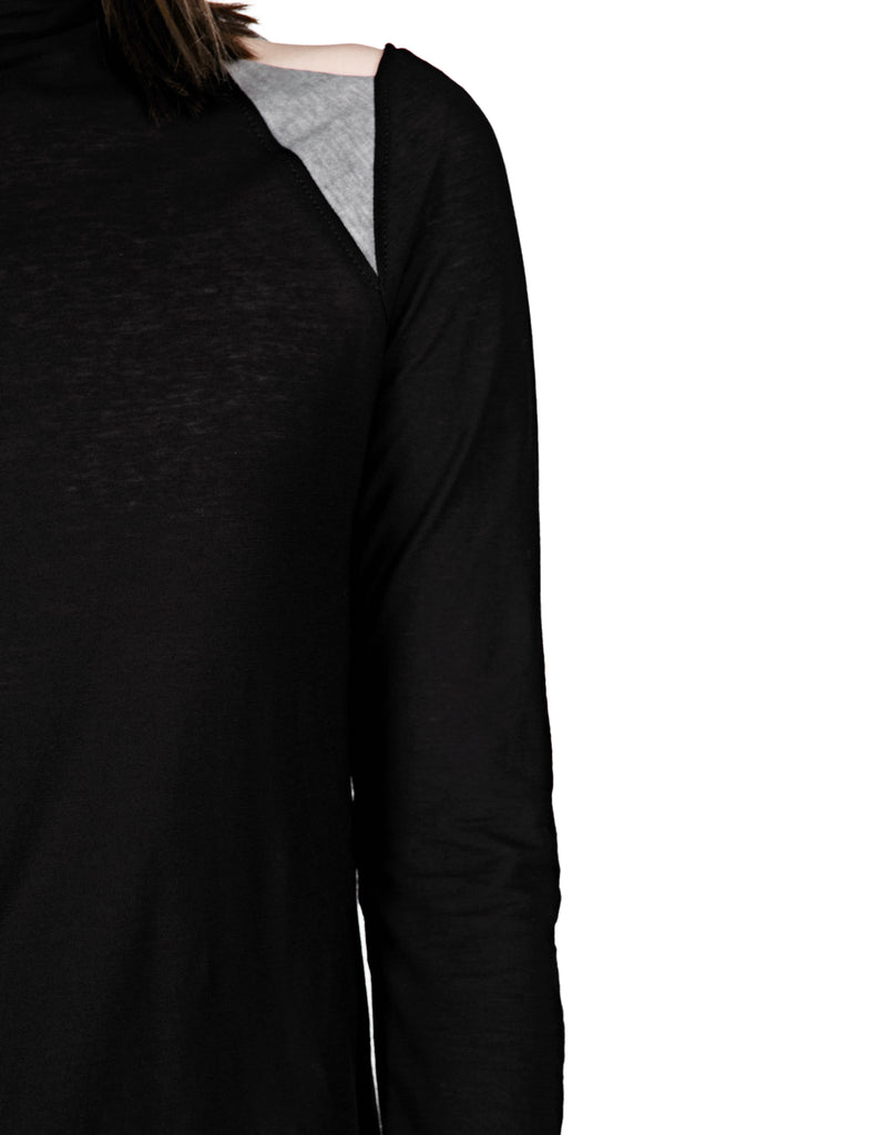 Shoulder Panels Longsleeve T-Shirt