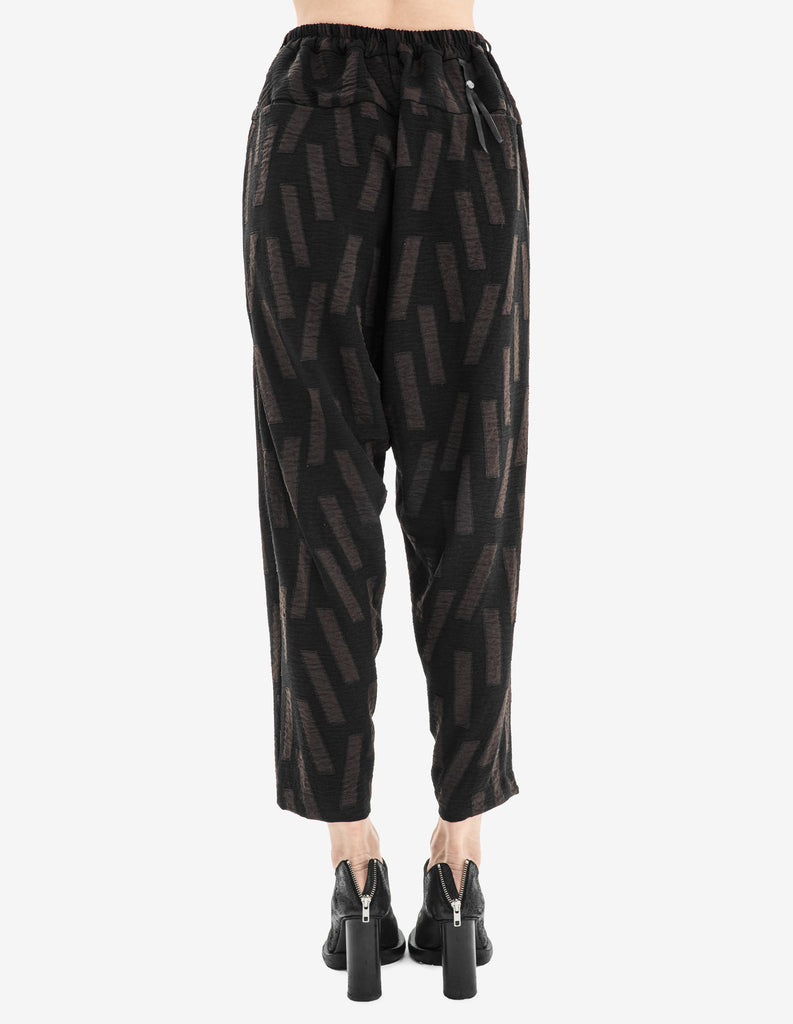 Loose Fit Cropped Trousers
