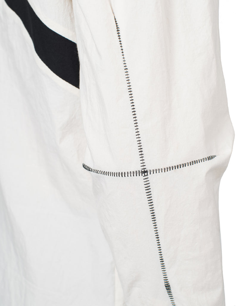 Black-Lined Cotton Shirt