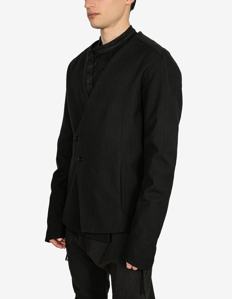 Striped Wool Suit Jacket