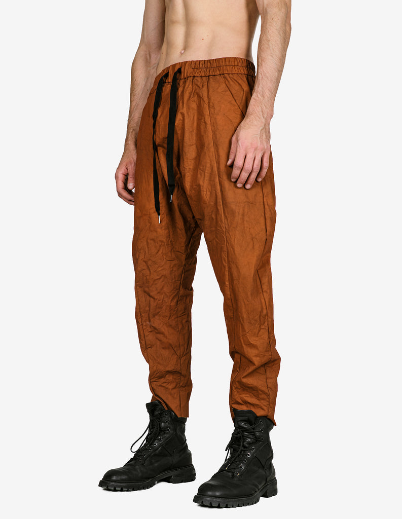 Raw-Cut Contrast Pants