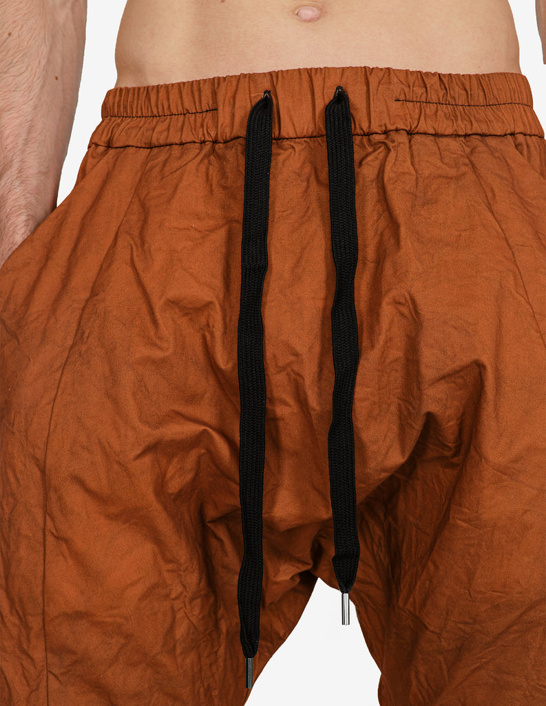 Raw-Cut Contrast Pants