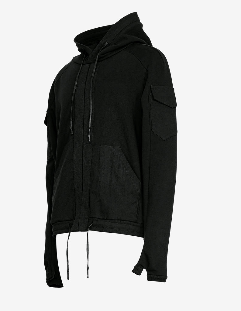 Patch Pocket Hooded Sweatshirt