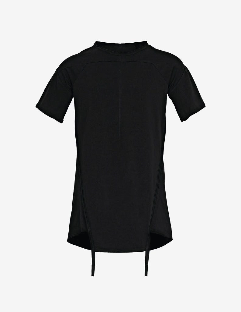Drawstring-Panel Cotton T-Shirt