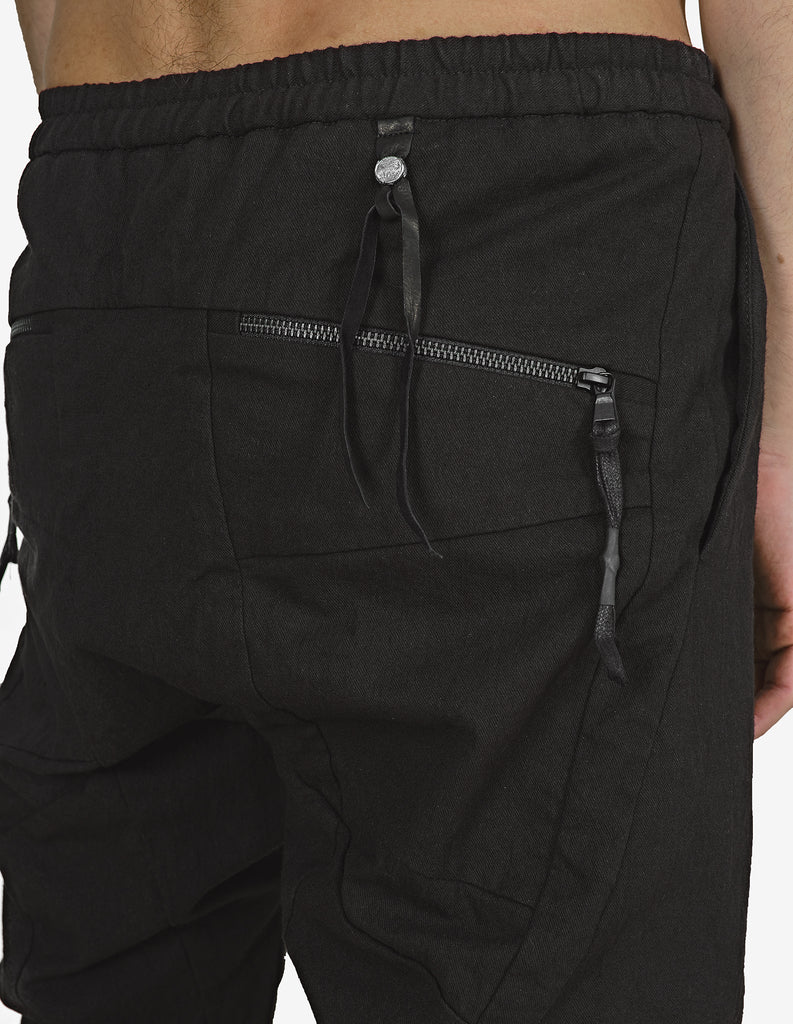 Zip-Pocket Denim Pants
