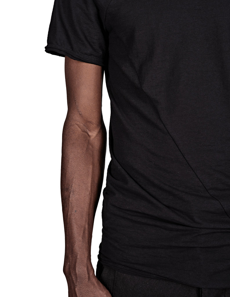 Asymmetric Stitched T-Shirt
