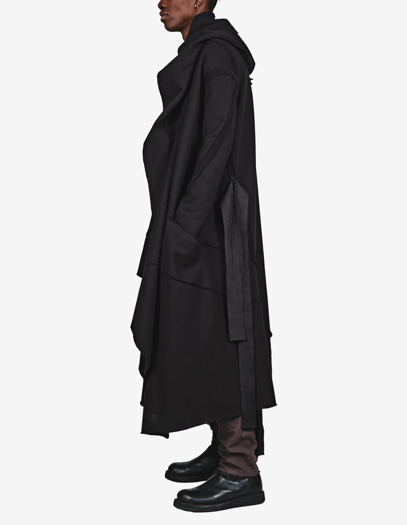 Asymmetric Hooded Cardigan
