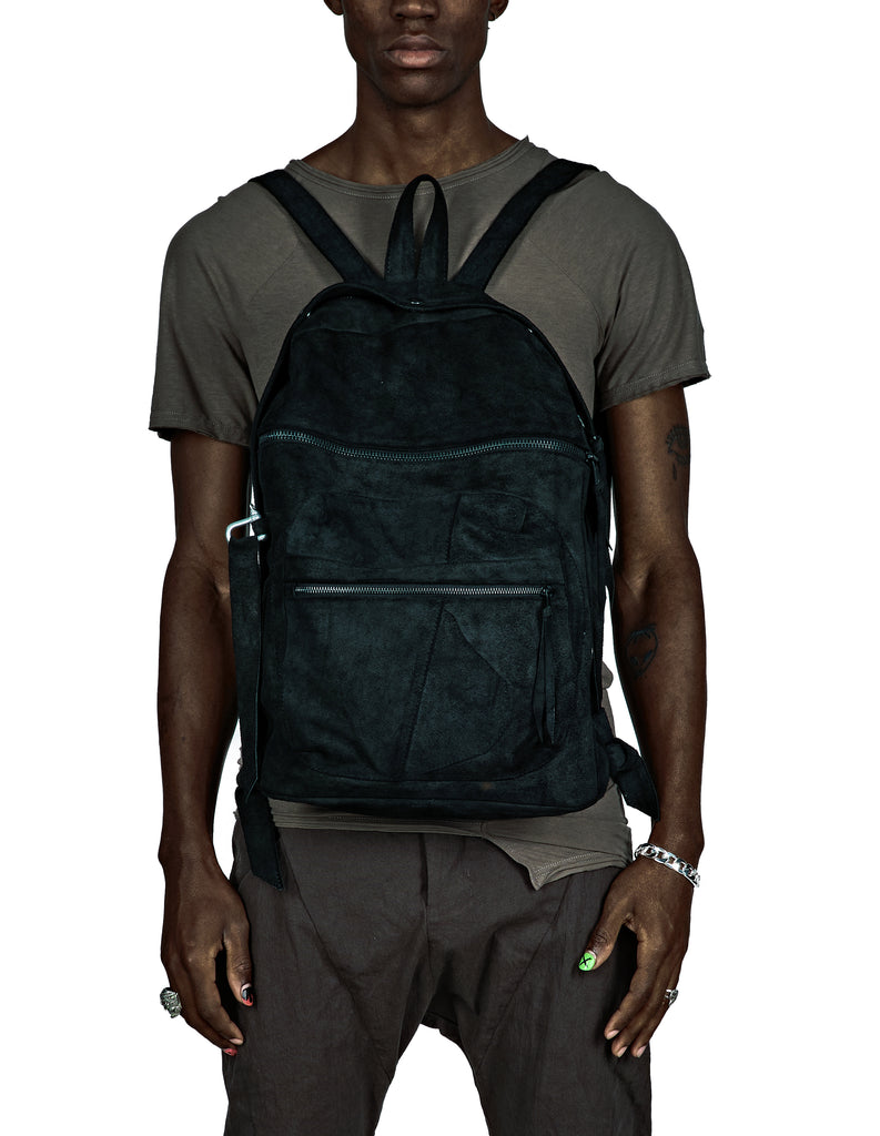 Textured Leather Backpack