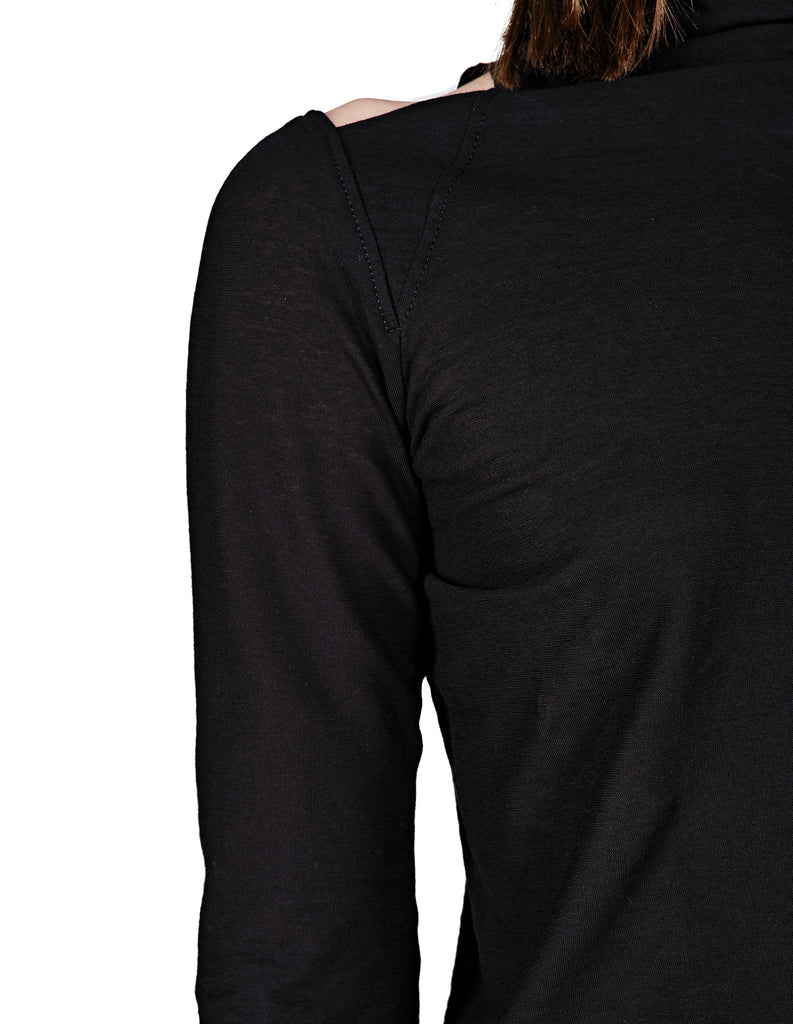 Shoulder Cuts Longsleeve T-Shirt