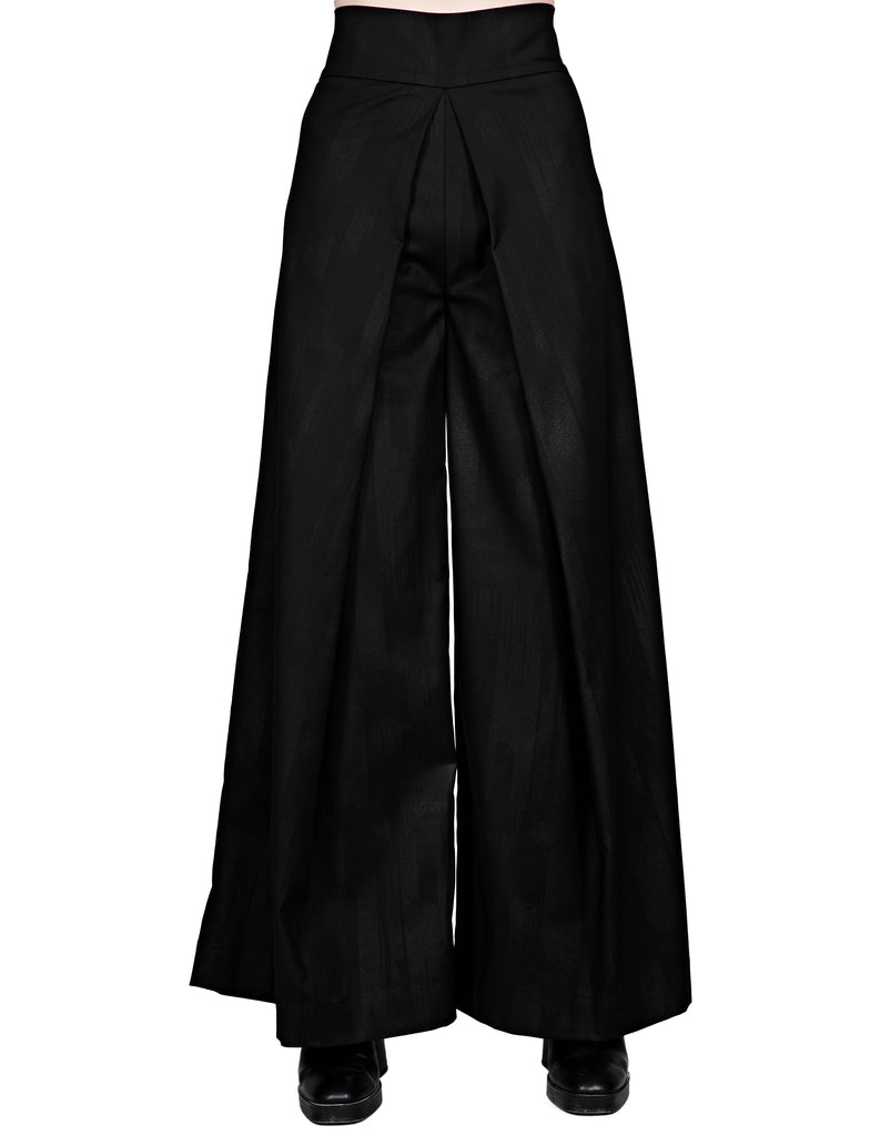 Deveaux // Black Skirt Overlay Trouser – VSP Consignment