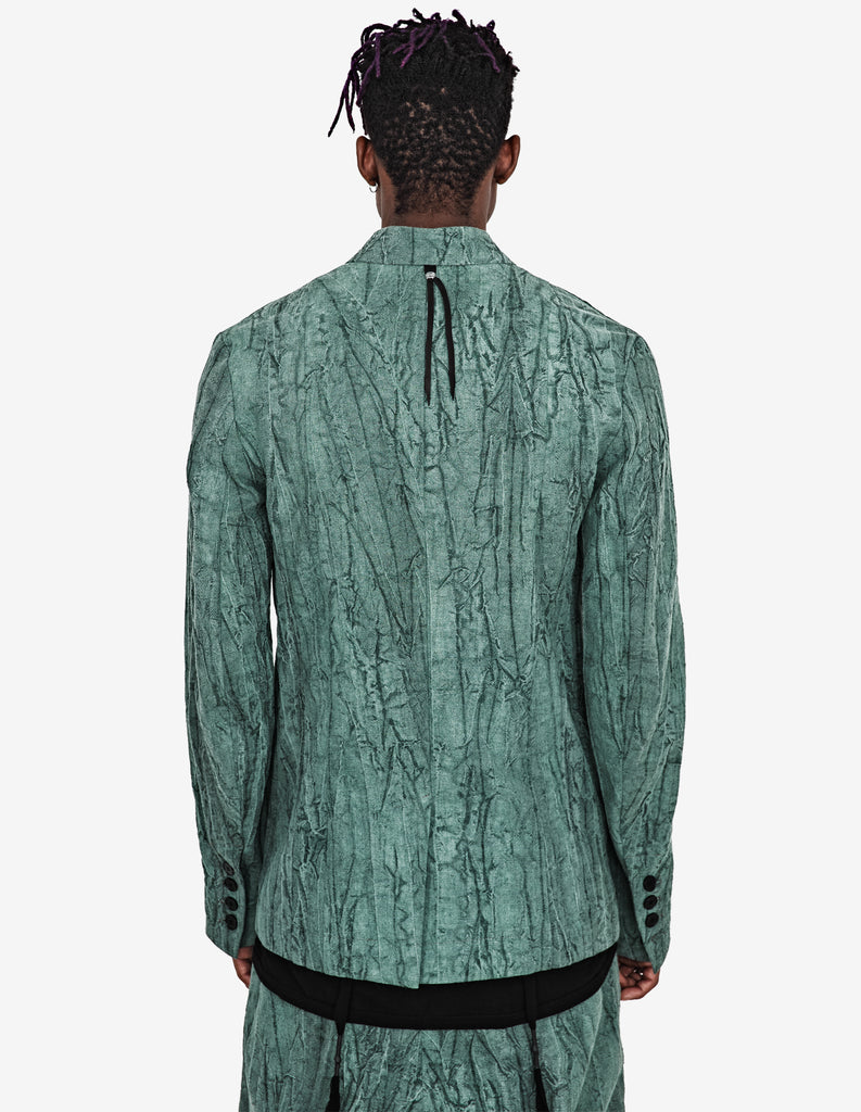 Marble-Texture Suit Jacket