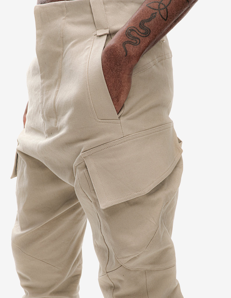 Cargo-Pocket Denim Pants