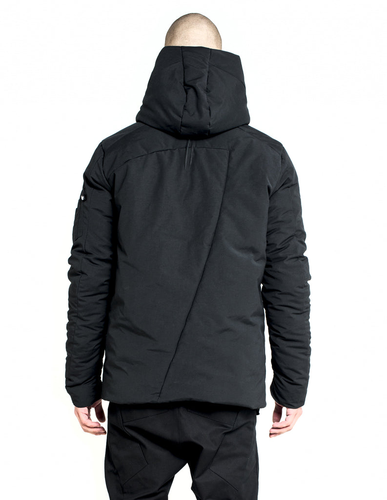 Patch-Pocket Hooded Jacket